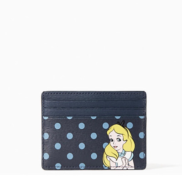 kate spade Accessories - disney x kate spade new york alice card holder NWT